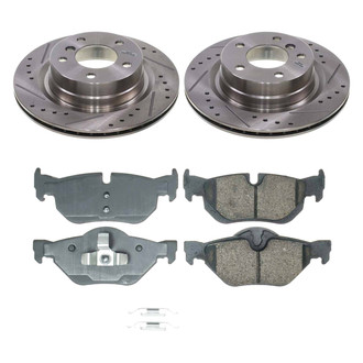Callahan Brake Parts® - Drilled and Slotted Rear Brake Kit