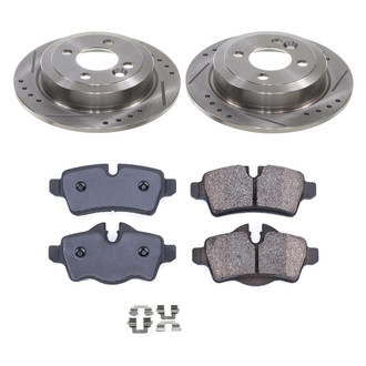 Callahan Brake Parts® - Drilled and Slotted Rear Brake Kit
