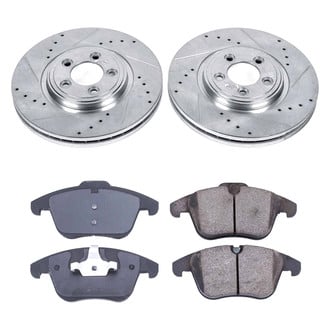 Callahan Brake Parts® - Drilled and Slotted Front Brake Kit
