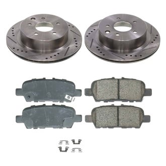 Callahan Brake Parts® - Drilled and Slotted Rear Brake Kit