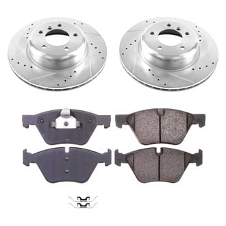 Callahan Brake Parts® - Drilled and Slotted Front Brake Kit