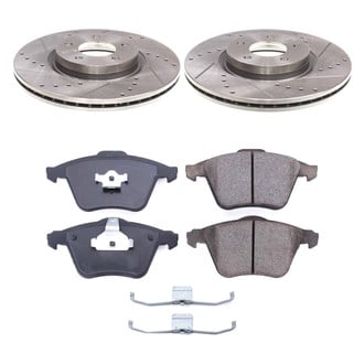 Callahan Brake Parts® - Drilled and Slotted Front Brake Kit