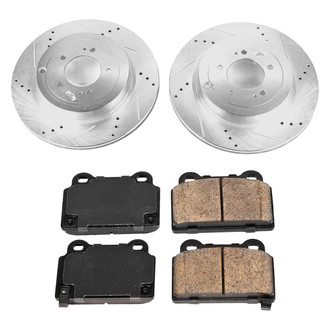 Callahan Brake Parts® - Drilled and Slotted Rear Brake Kit