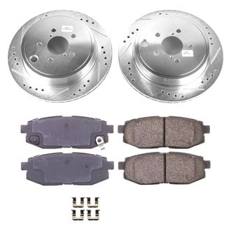Callahan Brake Parts® - Drilled and Slotted Rear Brake Kit