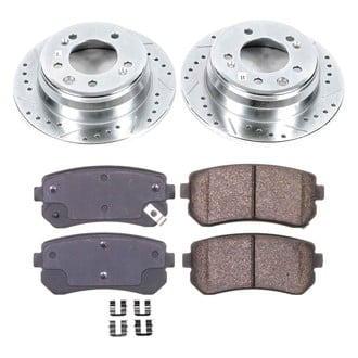 Callahan Brake Parts® - Drilled and Slotted Rear Brake Kit