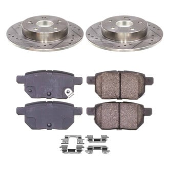Callahan Brake Parts® - Drilled and Slotted Rear Brake Kit