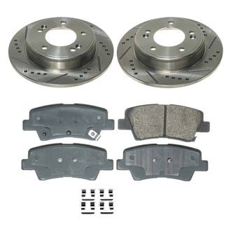Callahan Brake Parts® - Drilled and Slotted Rear Brake Kit