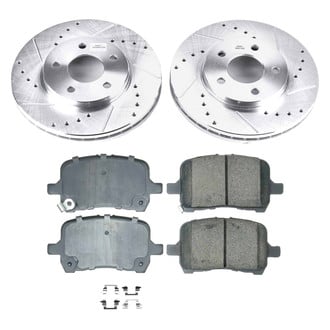 Callahan Brake Parts® - Drilled and Slotted Front Brake Kit