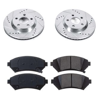 Callahan Brake Parts® - Drilled and Slotted Front Brake Kit