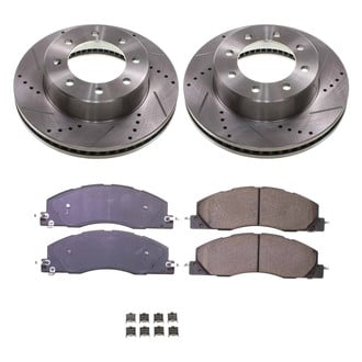 Callahan Brake Parts® - Drilled and Slotted Front Brake Kit