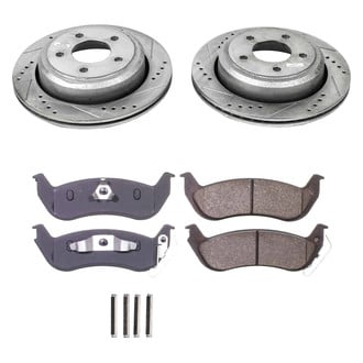 Callahan Brake Parts® - Drilled and Slotted Rear Brake Kit