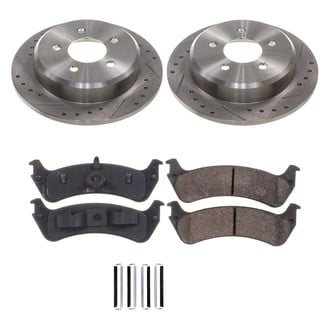 Callahan Brake Parts® - Drilled and Slotted Rear Brake Kit