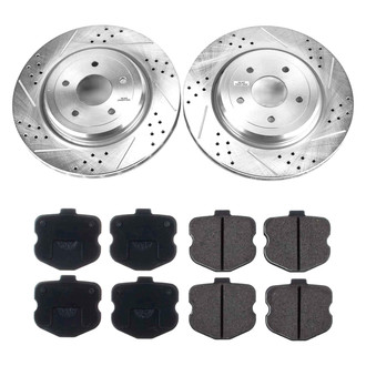 Callahan Brake Parts® - Drilled and Slotted Rear Brake Kit