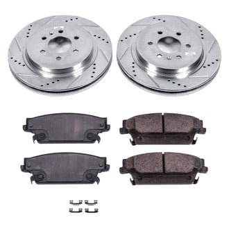 Callahan Brake Parts® - Drilled and Slotted Rear Brake Kit