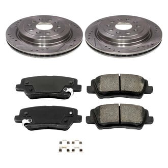 Callahan Brake Parts® - Drilled and Slotted Rear Brake Kit
