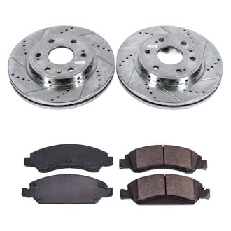 Callahan Brake Parts® - Drilled and Slotted Front Brake Kit