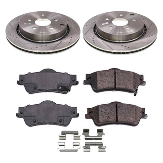 Callahan Brake Parts® - Drilled and Slotted Rear Brake Kit