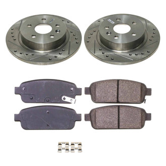 Callahan Brake Parts® - Drilled and Slotted Rear Brake Kit