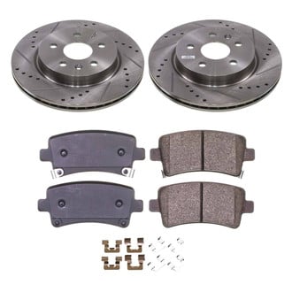 Callahan Brake Parts® - Drilled and Slotted Rear Brake Kit