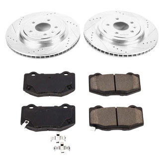 Callahan Brake Parts® - Drilled and Slotted Rear Brake Kit
