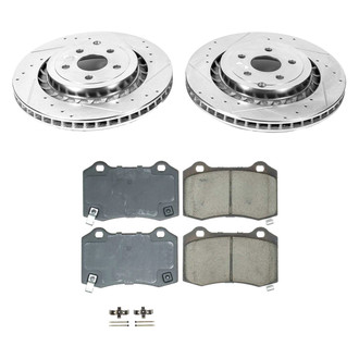 Callahan Brake Parts® - Drilled and Slotted Rear Brake Kit