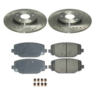 Callahan Brake Parts® - Drilled and Slotted Rear Brake Kit
