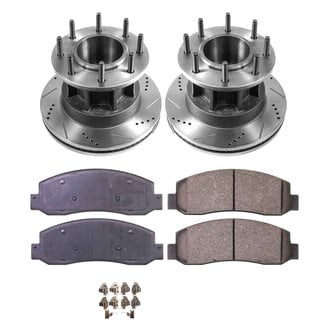 Callahan Brake Parts® - Drilled and Slotted Front Brake Kit