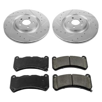 Callahan Brake Parts® - Drilled and Slotted Front Brake Kit