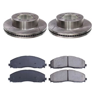 Callahan Brake Parts® - Drilled and Slotted Front Brake Kit