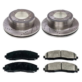 Callahan Brake Parts® - Drilled and Slotted Rear Brake Kit
