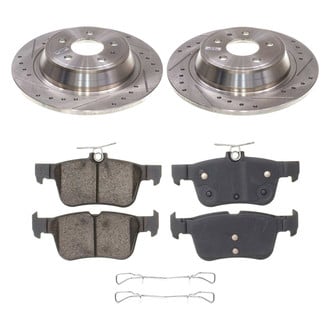 Callahan Brake Parts® - Drilled and Slotted Rear Brake Kit