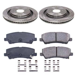 Callahan Brake Parts® - Drilled and Slotted Rear Brake Kit