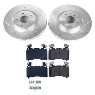 Callahan Brake Parts® - Drilled and Slotted Front Brake Kit