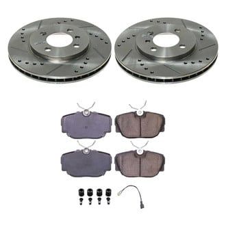 Callahan Brake Parts® - Drilled and Slotted Front Brake Kit