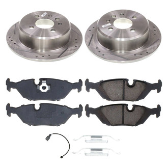 Callahan Brake Parts® - Drilled and Slotted Rear Brake Kit