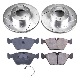 Callahan Brake Parts® - Drilled and Slotted Front Brake Kit