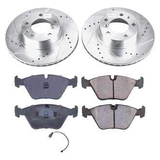 Callahan Brake Parts® - Drilled and Slotted Front Brake Kit