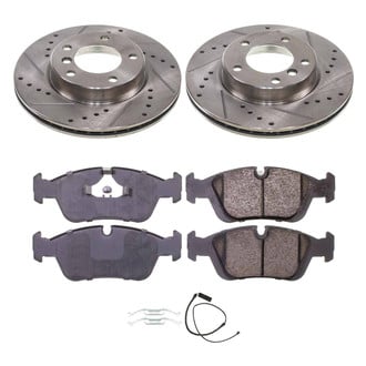 Callahan Brake Parts® - Drilled and Slotted Front Brake Kit