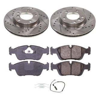 Callahan Brake Parts® - Drilled and Slotted Front Brake Kit