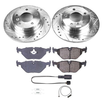 Callahan Brake Parts® - Drilled and Slotted Rear Brake Kit