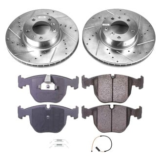 Callahan Brake Parts® - Drilled and Slotted Front Brake Kit