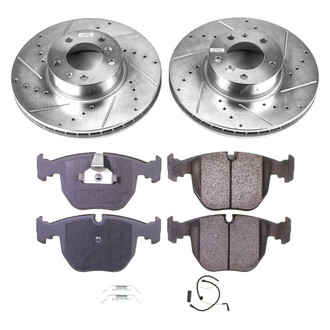 Callahan Brake Parts® - Drilled and Slotted Front Brake Kit