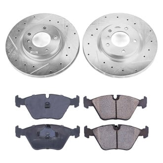Callahan Brake Parts® - Drilled and Slotted Front Brake Kit