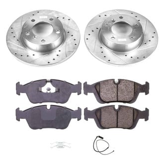 Callahan Brake Parts® - Drilled and Slotted Front Brake Kit