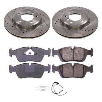 Callahan Brake Parts® - Drilled and Slotted Front Brake Kit