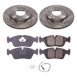 Callahan Brake Parts® - Drilled and Slotted Front Brake Kit