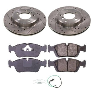 Callahan Brake Parts® - Drilled and Slotted Front Brake Kit