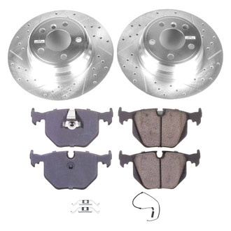 Callahan Brake Parts® - Drilled and Slotted Rear Brake Kit
