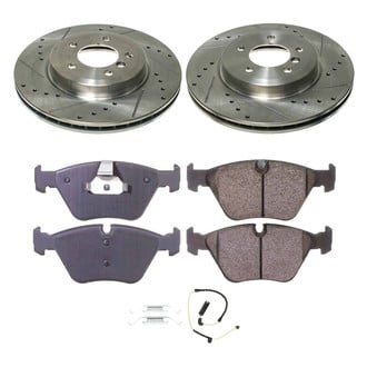 Callahan Brake Parts® - Drilled and Slotted Front Brake Kit