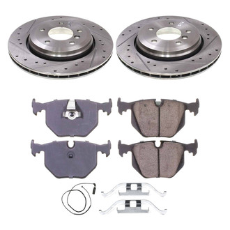 Callahan Brake Parts® - Drilled and Slotted Rear Brake Kit